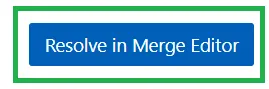 Resolve in Merge Editor button at VS Code