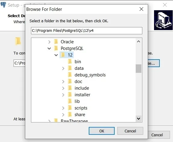 Installation Dialog