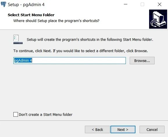 Installation Dialog