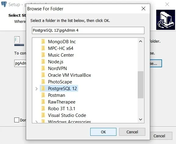 Installation Dialog